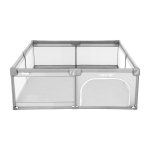 Beebi m&auml;nguaedik, 2000 x 1490 mm suur v&auml;ikelaste m&auml;nguaedik, sise- ja v&auml;listingimustes kasutatav beebiaed m&auml;nguv&auml;ljakuga, 50 ookeanipalli, lukuga uks ja hingav v&otilde;rk, ilma vahedeta