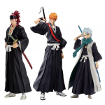 Anime figuur Kurosaki Ichigo Hitsugaya Toshiro Abarai Renji Seisev poos tegevusfiguur PVC Mudel M&auml;nguasjad Kollektsioon Kuju Kingitus 17cm