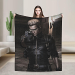 Superpehme Albert Weskeri tekk Premium fliisist flanell Kerge vooditekk Hubased soojad tekid Aastaringselt kasutamiseks 150x200cm black