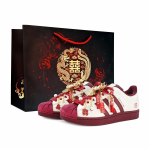 Adidas Originals Superstar 2 Kulumiskindlad Madalad Rula Kingad Unisex Punane Valge KJ6981(team1723-AO) 39⅓