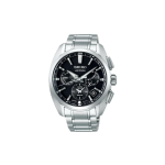 SEIKO ASTRON ASTRON seeria p&auml;ikeseenergial t&ouml;&ouml;tav GPS-raadiosignaaliga &auml;ri- ja vabaaja p&auml;ikese-kvartsist titaanist rihm 42,8 mm meeste k&auml;ekell must sihverplaat SBXC067 must