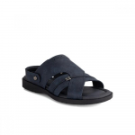 Kumkang Meeste Nahast Punkt-Tald Non-Slip Kahepoolne Sandaal Lansac6333mf2 245/Blue