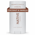 Native Deodorant Alumiiniumivaba Looduslik Deodorant Pikaajaline L&otilde;hnakaitse Meestele Naistele Tundlikule Nahale 2.65oz valge