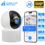 YOOSEE Ai &Auml;PP Beebikaamera Siseruumidesse Kodu HD 5MP 5G WIFI Nutikas Kaamera Liikumisj&auml;lgimisega Kaksik&otilde;&otilde;ne &Ouml;ine N&auml;gemine YS-Y610