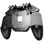 Pooljuhtjahutusega mobiilim&auml;ngude k&auml;epide 6 s&otilde;rmega kontroller Laetav jahutav m&auml;ngupadi PUBG jaoks black