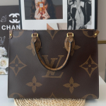 [Kasutatud] Louis Vuitton Onthego MM 'Pruun Giant Monogram/Pruun Monogram Reverse L&otilde;uend' - V&auml;ga Hea #170A77B ONE SIZE