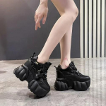 10CM Kontsad Platvormiga Tennised Moodsad Paksude Taldadega Vabaaja Kingad Naistele Hingavad Mugavad Naiste Paksud Tennised Zapatos Mujer 34