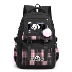 Panda Huahua Koolikott Armas K&otilde;rge V&auml;&auml;rtusega P&otilde;hikooli &Otilde;pilased Klassid 3-6 Suure Mahutavusega Koormust V&auml;hendav Seljakott No specifications black