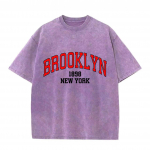 Retro Pesu Vintage Naiste T-s&auml;rk Brooklyn 1898 Fliis Harajuku &Uuml;lesuurusega Pullover Armas Paaride S&otilde;brap&auml;eva Kingitus T-s&auml;rk S