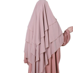 Niqab Muslim Hingav Kolmekihiline Nida N&auml;okate Vaip M&otilde;&otilde;dukas Islami R&otilde;ivad Naistele Jilbab Palve Hijab Niqab roosa