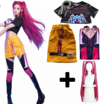 Kost&uuml;&uuml;m Zoey Rumi Mira Cosplay Poplauljad Naiste Halloweeni R&otilde;ivad Aksessuaaridega kid 140 puhas