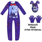 Five Nights At Freddys Lastepeo Cosplay Kost&uuml;&uuml;m Pol&uuml;esterkangast M&auml;ngimiseks 150cm lilla
