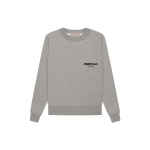 Fear of God Essentials Fliisist &Uuml;mmarguse Kaelusega Sametise Logoga SS22 Unisex Dressipluus Tume-Kaerahelbe v&auml;rvi FOG-SS22-614 XL gray