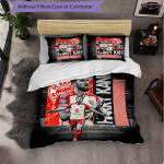 Harry Kane 3-osaline voodipesukomplekt Pehme tekikottkomplekt padjap&uuml;&uuml;ridega Tr&uuml;kitud magamistoa dekoratsioonikomplekt koju 135cm*200cm
