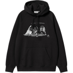 Carhartt WIP SS24 Kapuutsiga Pepe Friends Dressipluus Meeste Dressipluus Must I033934-0D2-XX L black
