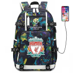 Jalgpalli seljakott Meestele Naistele - Dortmund Manchester City Liverpool FC F&auml;nni Spordikott USB-pordiga 36-55L