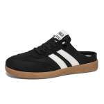 Moodsad Poolkingad Meestele Suvised Sussid Suur Suurus 48 Meeste Vabaajajalatsid V&auml;litingimustes Mugavad Slip-on Tennised Meeste Muulad 41 black