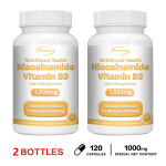 Xemenry B3-vitamiini kapslid 1000 mg 120 tk &mdash; Igap&auml;evane heaolu, Toitumistugi, Antioks&uuml;dantne tugi 120*2