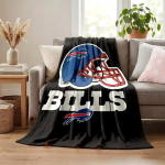 Buffalo Billsi tekk Flanellist tekk Pehme hubane pl&uuml;&uuml;sist visketekk diivani voodi jaoks Kerge kodukaunistus 100cmx150cm