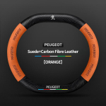 34 CM Peugeot seemisnahast auto roolikatete jaoks 3008 4008 5008 208 e208 2008 e2008 s&uuml;sinikkiust libisemisvastased roolikattekatted