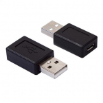 Mini must USB isane mikro-USB BM/F adapteri konnektori muundur