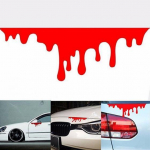 Peegeldav punane verd veritsev autokleebis Autode kleebised Tagumise esitule kleebis One Size