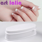 1 tk valge prantsuse manik&uuml;&uuml;ri k&uuml;&uuml;neotsad akr&uuml;&uuml;l puudrikarp k&uuml;&uuml;nekunsti skulptuuri nikerduspuudri hoidla