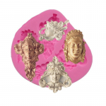 Koogivormid Kreeka m&uuml;toloogia Jumalanna Avatar Fondant &Scaron;okolaadivorm K&ouml;&ouml;gis k&uuml;psetamise kaunistamise t&ouml;&ouml;riist roosa