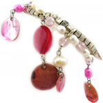 Les Tr&eacute;sors De Lily [A4748] - Bracelet Cr&eacute;ateur 'Brasilia' Rose Heleroosa