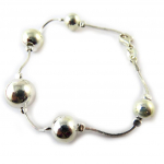 Les Tr&eacute;sors De Lily [G1732] - Bracelet Argent 'Chor&eacute;graphie' h&otilde;be