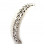 Les Tr&eacute;sors De Lily [J7052] - Bracelet 'Maille Gourmette' Argent&eacute; h&otilde;be