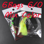 6 kotti, 3 konksu 6/0