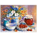 5D Teemanttikandid Lill DIY Teemantmaal Ristpistes Pildid Teemantmosaiik Kodukaunistus 20X30CM