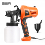 500 W v&auml;rvipihusti, kaasaskantav elektripihusti, eemaldatav pintsliga v&auml;rvipihusti, 800 ml EU Plug oranž