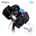Aibecy Enderi t&auml;ielikult kokkupandud ekstruuderi kuumutuskomplekt koos 0,4 mm d&uuml;&uuml;si jahutusega alumiiniumk&uuml;tteplokiga 24V mitmev&auml;rviline