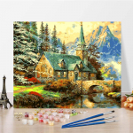 L&otilde;uend numbrite maalimine DIY maalimine numbrite j&auml;rgi Kodukaunistuse numbrid &Otilde;limaal Digitaalne &otilde;limaal 40x50cm no frame
