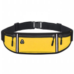 Hingav jooksev v&ouml;&ouml;kott Spordiv&ouml;&ouml; kott Mobiiltelefoni &uuml;mbris Meestele Naiste Peidetud kott J&otilde;usaali rihmakomplekt kollane