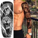 S&otilde;jav&auml;e maoori ajutised t&auml;toveeringud meeste varrukas T&auml;iskasvanutele realistlik v&otilde;ltsl&otilde;vi samurai t&auml;toveering suur kleebis Seksikad t&auml;isk&auml;elised t&auml;toveeringud