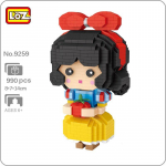 LOZ 9259 Muinasjutt Multifilm Printsess T&uuml;druk Vibu &Otilde;unamudel DIY Mini Teemantklotsid Tellised Ehitusm&auml;nguasi lastele Kingitus ilma karbita