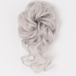 LISI HAIR Naiste juuksekump Chignon tutistiil sassis lokkis juuksepael Elastne krimpsuv valejuukset&uuml;kk must blond kukk 5 inchs