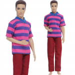 1 komplekt nukuriided Ken Dollsile meeste p&uuml;ksid s&auml;rgid vabaaja lahedad meesteriided 11,5-tollisele 1/6 Doll Kid m&auml;nguasjade tarvikud