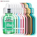 Rojukiss Akne/Pinduv/Punane seerum/Gluta/HYA/Omega/Perfect/Repair/Valge/Tsingi poorideta 5X intensiivmask 25 ml - Tai nahahooldus Mixed 10 pcs