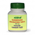Gandhak Rasayan Vati (60 tabletti, 500 mg), Gandhak Rasayan Vati, Nidco