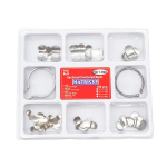 100 tk/pakk hambaravi maatriks ristl&otilde;ike kontuuriga metallmaatriksid rihmad hambaravi maatriks r&otilde;ngad Matrix Sectional