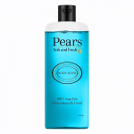 Pears Soft & Fresh kehapesuvahend 250 ml gl&uuml;tseriini ja v&auml;rske piparm&uuml;ndiga, jahutav du&scaron;igeel suplemiseks &ndash; parabeenivaba, meestele ja naistele