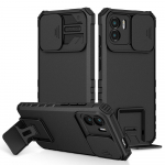 KEYSION p&otilde;rutuskindel &uuml;mbris Xiaomi Redmi A1 10C 10A Push Pull kaamera kaitse Live Stand telefoni kate jaoks Redmi Note 9 Pro 9S for Redmi A1 punane