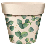 Les Tr&eacute;sors De Lily [A2054] - Bambusest taimepott 'Eucalyptus' roheline beež - 17x15 cm roheline