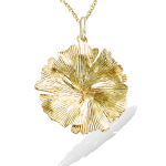 Les Tr&eacute;sors De Lily [R5169] &ndash; kullatud ripats Ginkgo Biloba &ndash; 23 mm kuld