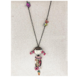 Les Tr&eacute;sors De Lily [R6223] &ndash; disainerkaelakee  Lilipoupettes  (t&uuml;drukute-tekid) mitmev&auml;rviline - 75 cm - 10x5 cm mitmev&auml;rviline