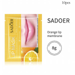 10 tk SADOER Avocado Lips Blueberry Orange huulemask Niisutav ja toitev puuviljahuulemask 10pcs